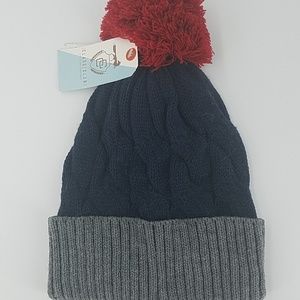 NWT Kids Chunky Knit Colorblock Hat